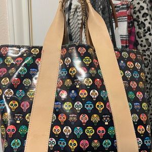 Consuela Sugar Skulls Tote $200